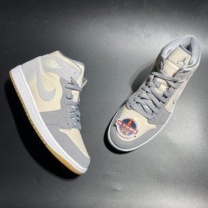 Air Jordan 1 Mid SE Coconut Milk Particle Grey
